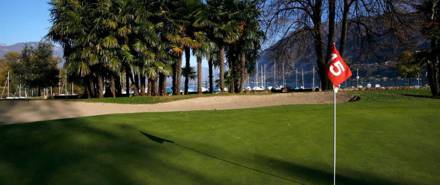 Golfplatz direkt am Lago Maggiore, nahe Locarno