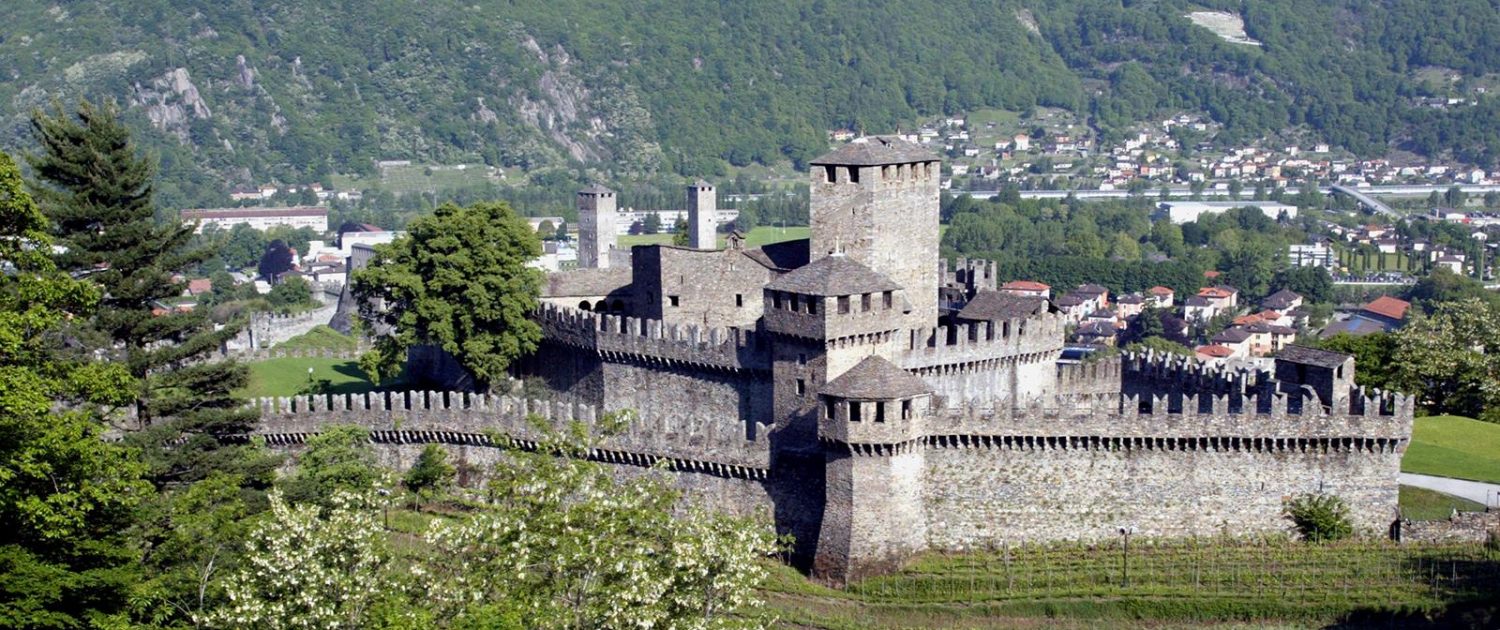 Die Burg Montebello in Bellinzona