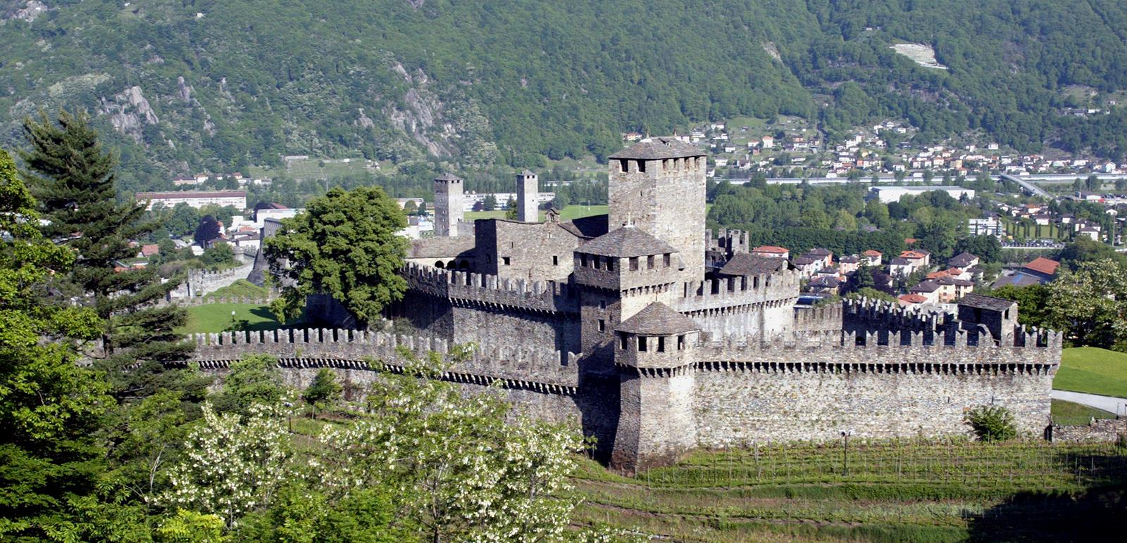 Die Burg Montebello in Bellinzona