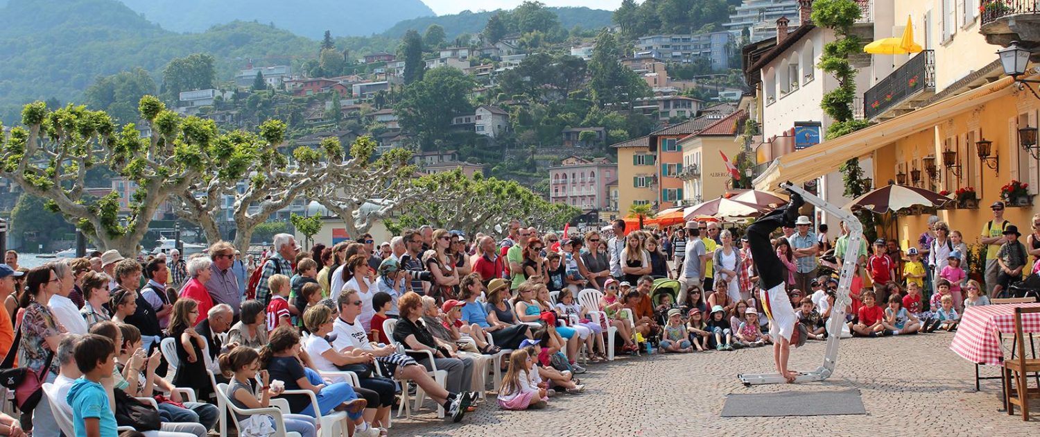 Strassenkünstler beim internationalen Festival in Ascona